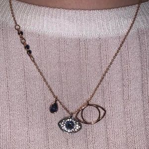 beautiful Swarovski evil eye necklace 💎 🧿
